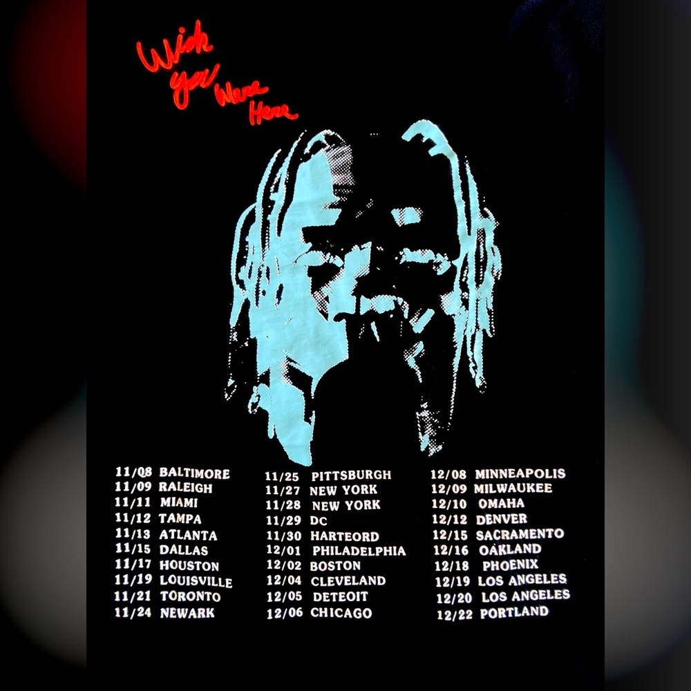 ASTROW🌀RLD Travis Scott Tour T-Shirt M